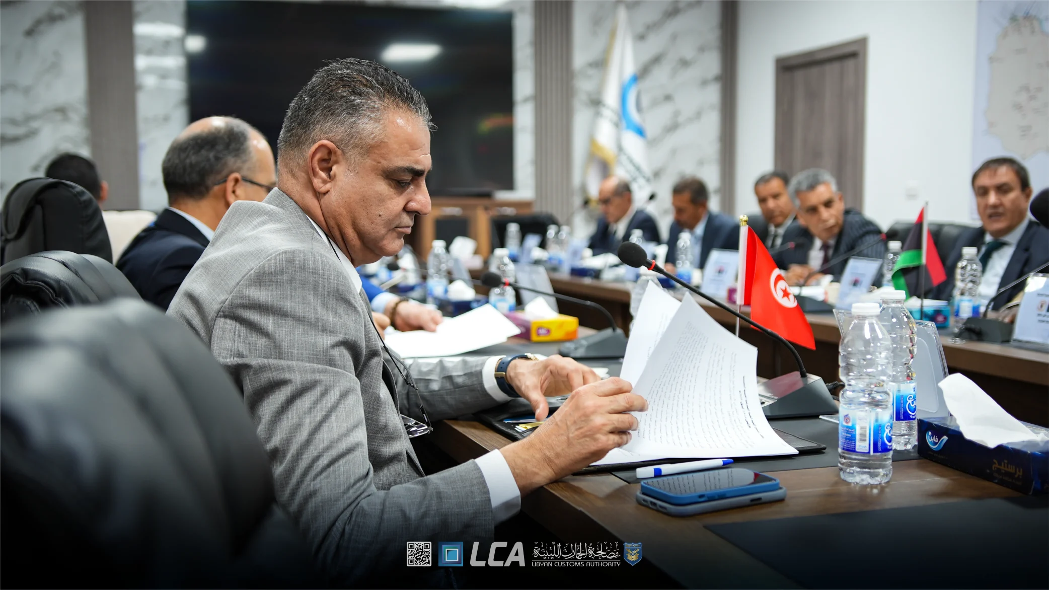 اللجنة الفنية الجمركية الليبية التونسية المشتركة – 15 أبريل 2025