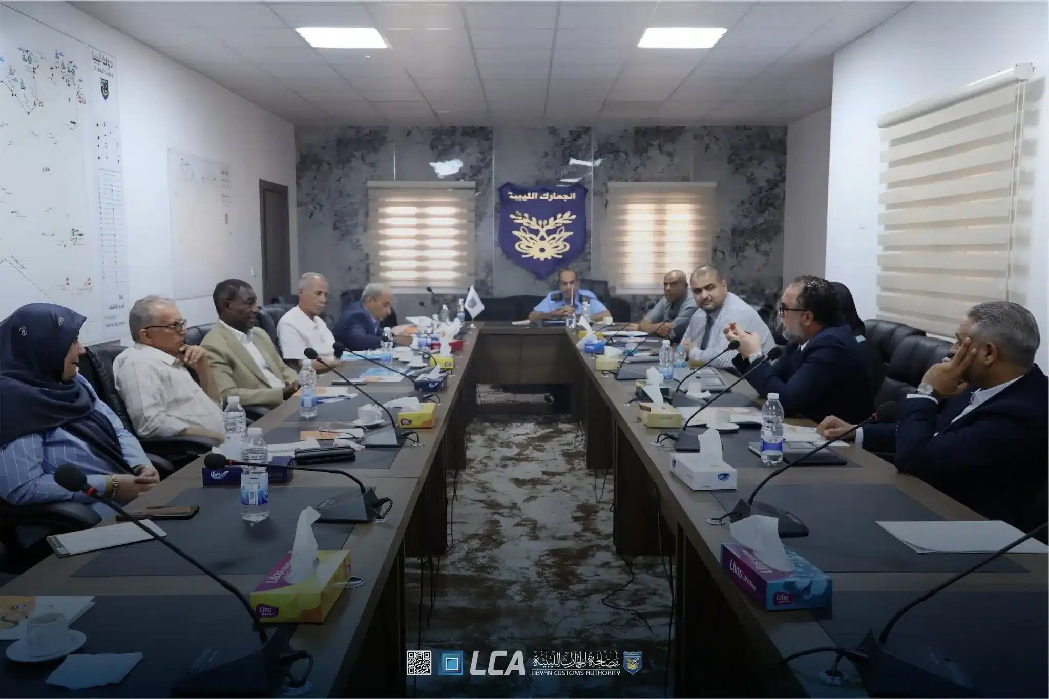 مصلحة الجمارك تعقد اجتماعاً مع الشركة المنفذة للتأمين الصحي لموظفيها
